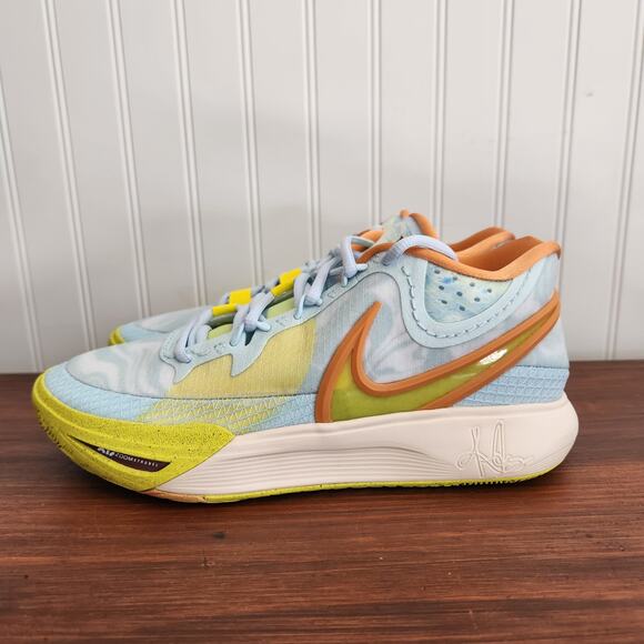 Nike Size 9M/10.5W Kyrie 8 Eagle Air Zoom Glacier Blue Yellow New‎ - Picture 2 of 13
